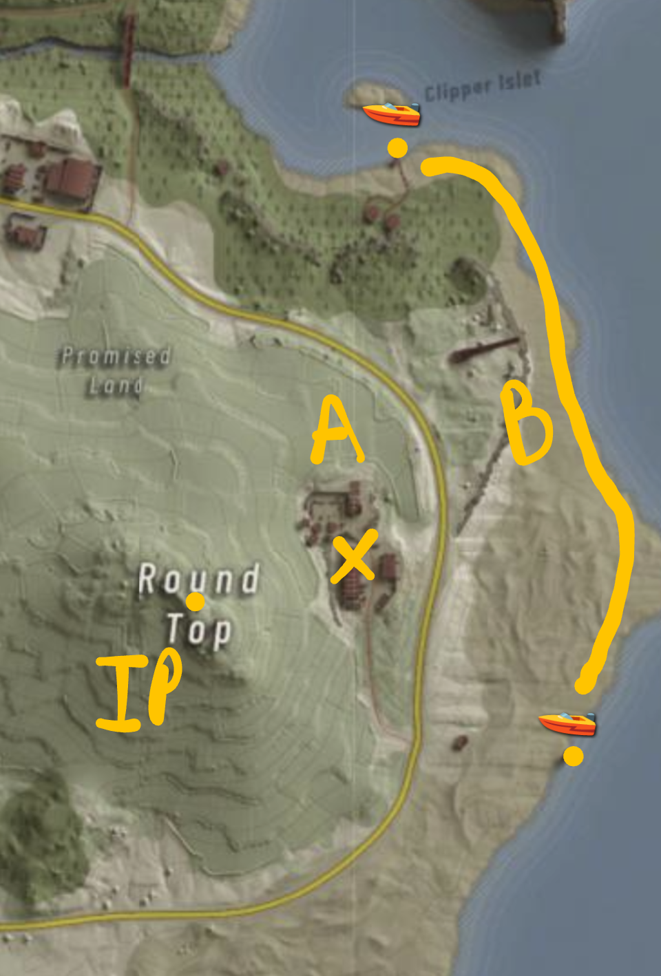 Silent Shore insertion and dock map
